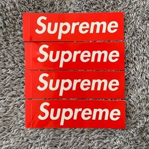Supreme Box Logo Stickers